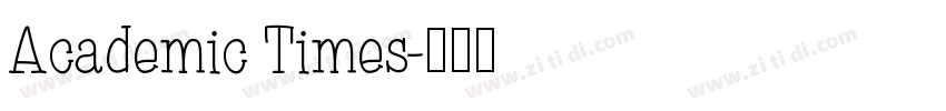 Academic Times字体转换
